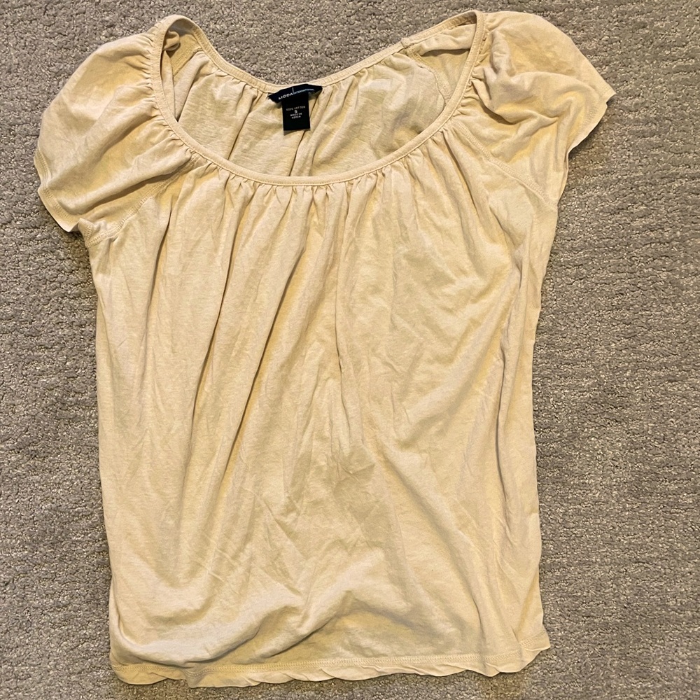 Moda International Flowy Cap Sleeve Top